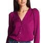 1.STATE Blusa feminina com decote em V, roxa