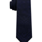 Gravata Tommy Hilfiger Masculina Slim Tonal Paisley com Painel Azul Marinho Tamanho Regular