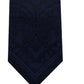 Gravata Tommy Hilfiger Masculina Slim Tonal Paisley com Painel Azul Marinho Tamanho Regular