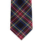 Gravatas finas xadrez sortidas Tommy Hilfiger para homens, tamanho regular, pretas