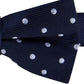 Gravata borboleta masculina Tommy Hilfiger Dot amarela tamanho regular