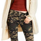 Cardigan texturizado com abertura frontal para jovens, tamanho extra grande, bege