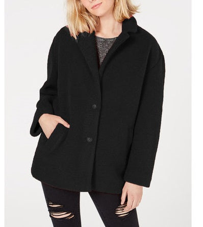 Coleção B Juniors' Casaco de Pele Sintética Marrom Tamanho Grande