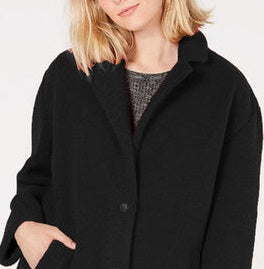 Coleção B Juniors' Casaco de Pele Sintética Marrom Tamanho Grande