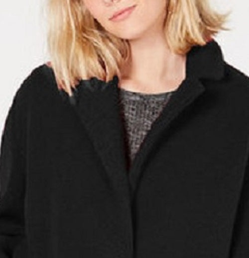 Coleção B Juniors' Casaco de Pele Sintética Preto Tamanho P