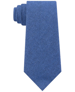Gravata Tommy Hilfiger Manhattan Solid Masculina Azul Marinho Tamanho Regular