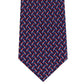 Gravata de seda Tommy Hilfiger pequena Parrot masculina, tamanho azul marinho, regular