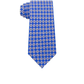 Gravata Tommy Hilfiger Masculina Classic Snowflake em Sarja de Seda Pura Azul Tamanho Regular