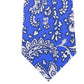 Gravata de seda Tommy Hilfiger Central Paisley masculina, tamanho azul marinho, regular