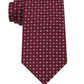 Gravata Tommy Hilfiger Square Neat Vermelha Tamanho Regular