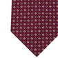 Gravata Tommy Hilfiger Square Neat Vermelha Tamanho Regular