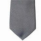 Gravata Tommy Hilfiger Micro Silk Masculina Azul Marinho Cinza Tamanho Regular