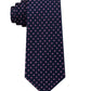 Gravata de seda Tommy Hilfiger masculina com bolinhas rosa tamanho regular