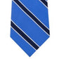 Gravata de seda listrada Tommy Hilfiger masculina, tamanho azul marinho, regular