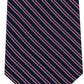 Gravata listrada Tommy Hilfiger masculina Preppy vermelha tamanho regular