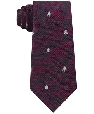 Gravata Tommy Hilfiger para árvore de Natal masculina, vermelha, tamanho regular