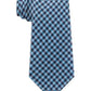 Gravata xadrez texturizada clássica masculina Tommy Hilfiger, azul, tamanho regular