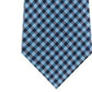 Gravata xadrez texturizada clássica masculina Tommy Hilfiger, azul, tamanho regular
