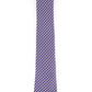 Gravata xadrez texturizada clássica masculina Tommy Hilfiger, roxa, tamanho regular