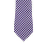 Gravata xadrez texturizada clássica masculina Tommy Hilfiger, roxa, tamanho regular