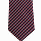 Gravata xadrez texturizada clássica masculina Tommy Hilfiger vermelha tamanho regular