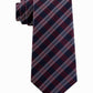 Gravata xadrez clássica Tommy Hilfiger Brooklyn masculina vermelha tamanho único