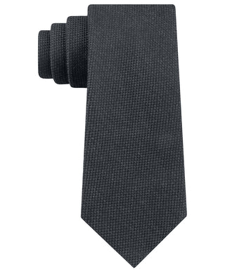 Gravata Tommy Hilfiger Aaran Solid Masculina Cinza Tamanho Regular