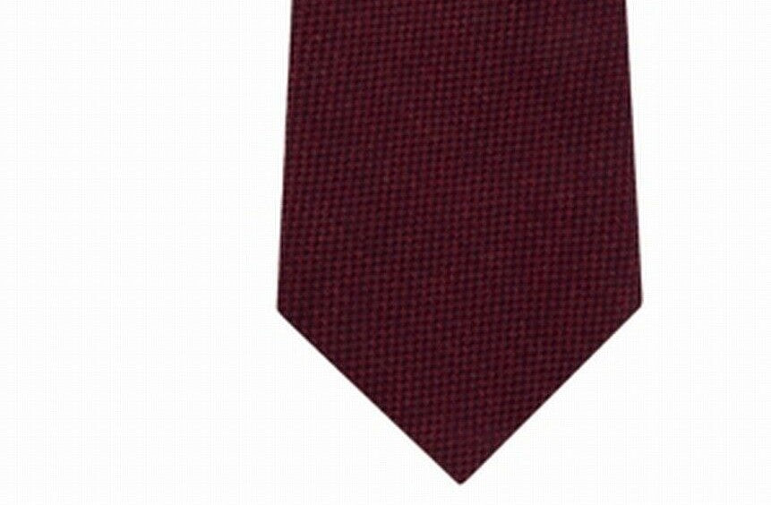Gravata Tommy Hilfiger Aaran Solid Masculina Vermelha Tamanho Regular