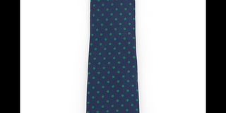 Gravata Tommy Hilfiger Masculina Mont Classic Dot Stripe Verde Tamanho Regular