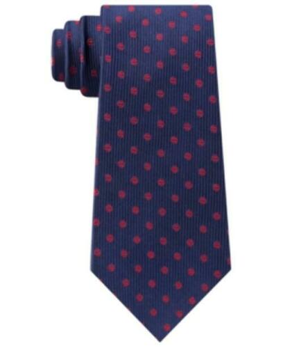 Tommy Hilfiger Masculino Mont Classic Dot Stripe Tie Pasblue Tamanho Regular