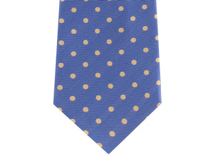Gravata Tommy Hilfiger Bright Preppy Dot Masculina Amarela Tamanho Regular