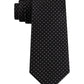 Gravata Tommy Hilfiger Bird Eye Masculina Preta Tamanho Regular