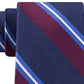 Gravata Tommy Hilfiger Village Classic Stripe Masculina Azul Tamanho Regular