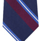 Gravata Tommy Hilfiger Village Classic Stripe Masculina Azul Tamanho Regular
