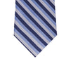 Gravata de seda listrada texturizada clássica Tommy Hilfiger Village Masculina Azul Tamanho Regular