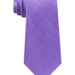 Tommy Hilfiger Men's Village Classic Textured Stripe Silk Tie Purple One Size