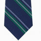 Gravata listrada texturizada clássica masculina Tommy Hilfiger, verde, tamanho regular