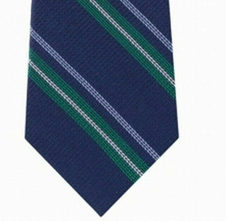 Gravata listrada texturizada clássica masculina Tommy Hilfiger, verde, tamanho regular