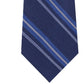 Gravata listrada texturizada clássica masculina Tommy Hilfiger, tamanho azul marinho, regular