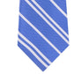 Gravata listrada Tommy Hilfiger Flatiron masculina, azul marinho, tamanho regular
