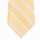 Gravata listrada Tommy Hilfiger Flatiron masculina amarela tamanho regular