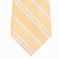 Gravata listrada Tommy Hilfiger Flatiron masculina amarela tamanho regular