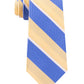 Gravata Tommy Hilfiger Masculina Listrada Média Brilhante Amarela Tamanho Regular