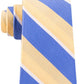 Gravata Tommy Hilfiger Masculina Listrada Média Brilhante Amarela Tamanho Regular