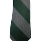 Gravata Tommy Hilfiger Andy Stripe Masculina Verde Tamanho Regular