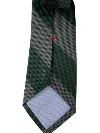 Gravata Tommy Hilfiger Andy Stripe Masculina Verde Tamanho Regular
