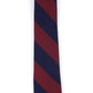 Gravata Tommy Hilfiger Andy Stripe Masculina Vermelha Tamanho Regular