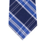 Gravata xadrez masculina Tommy Hilfiger Vincent azul marinho tamanho regular