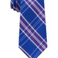 Gravata xadrez masculina Tommy Hilfiger Vincent roxa tamanho regular