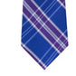 Gravata xadrez masculina Tommy Hilfiger Vincent roxa tamanho regular